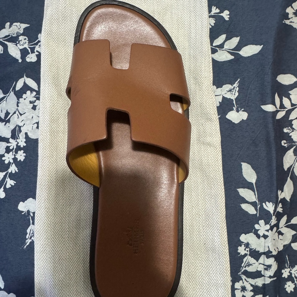 Hermes Brown Sandals